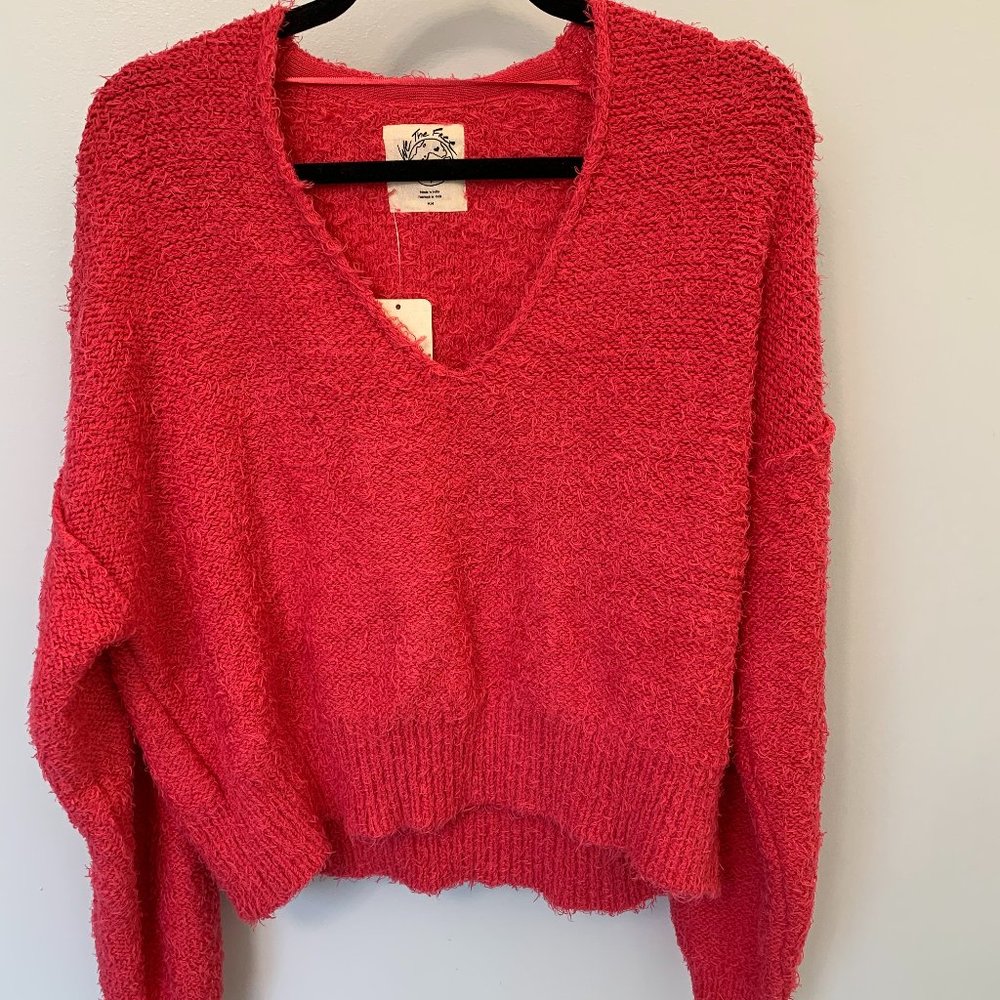 Rose Pink Free People Sweater